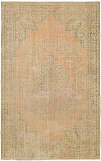 Alfombra Vintage Turca Anudada a Mano - 205 cm x 313 cm
