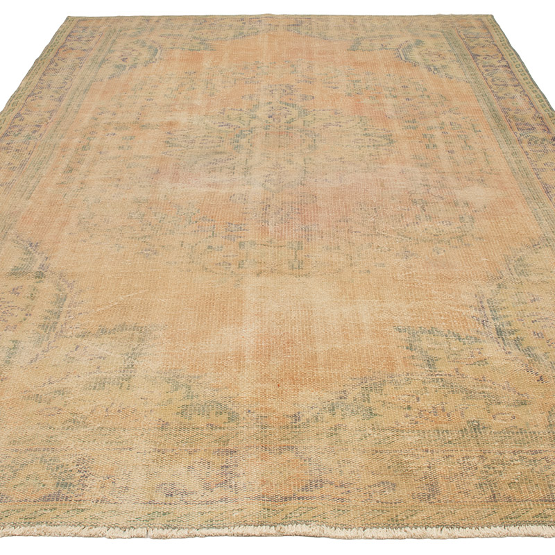 Vintage Turkish Hand-Knotted Rug - 6' 9" x 10' 3" (81" x 123") - K0092759