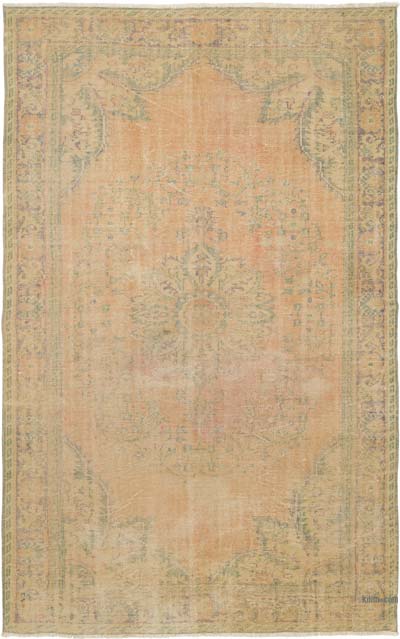 Vintage Turkish Hand-Knotted Rug - 6' 9" x 10' 3" (81" x 123")