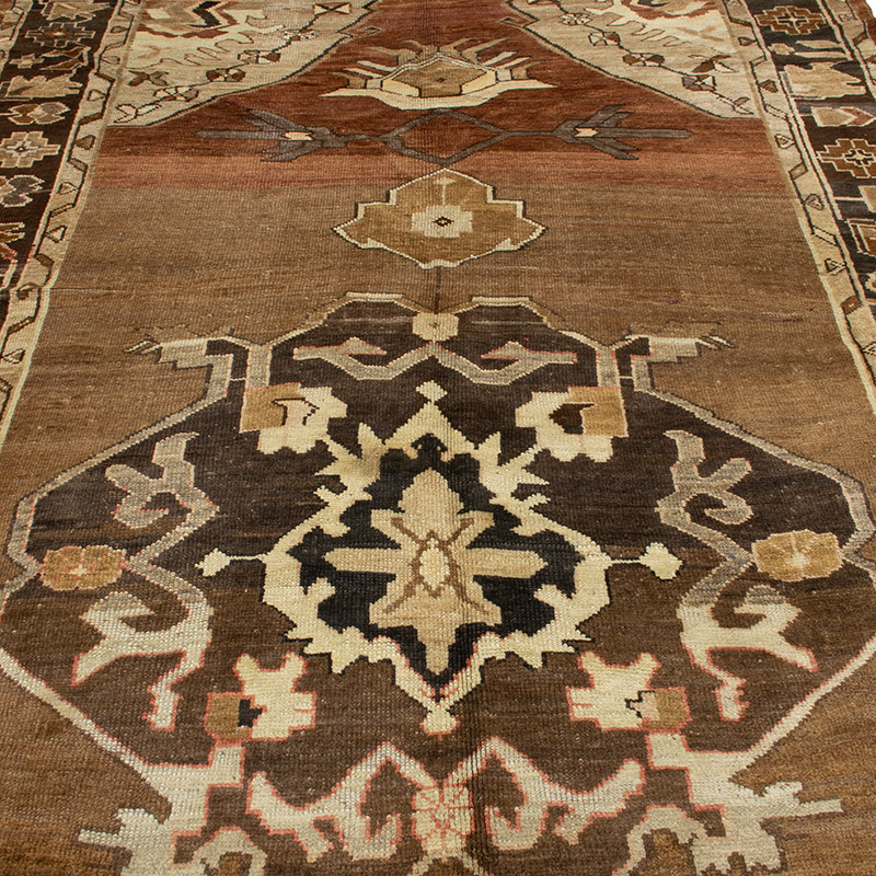 Vintage Turkish Hand-Knotted Rug - 6' 7" x 11' 10" (79" x 142") - K0092760