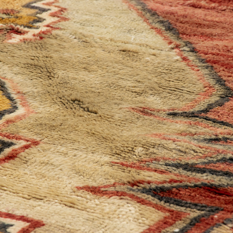 Vintage Turkish Hand-Knotted Rug - 4' 5" x 8' 2" (53" x 98") - K0092762