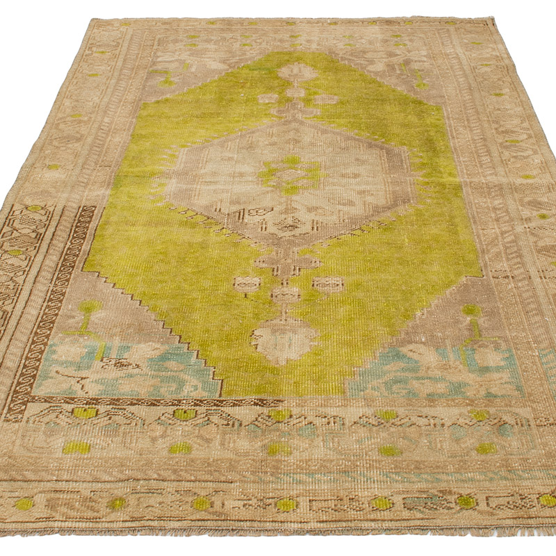 Vintage Turkish Hand-Knotted Rug - 3' 11" x 6' 11" (47" x 83") - K0092763