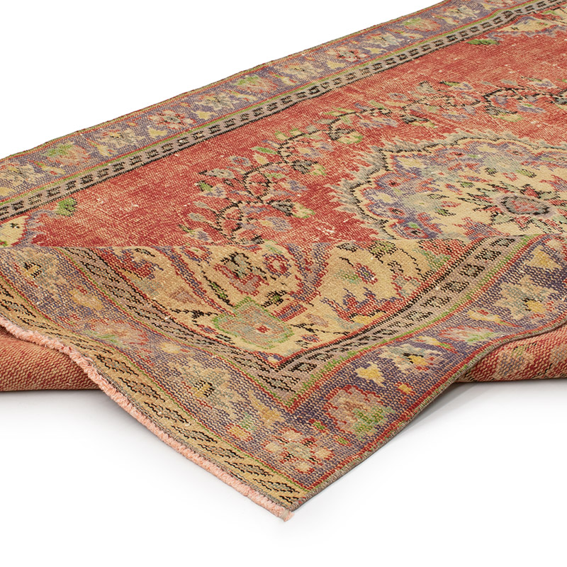Vintage Turkish Hand-Knotted Rug - 5' 2" x 8' 8" (62" x 104") - K0092764