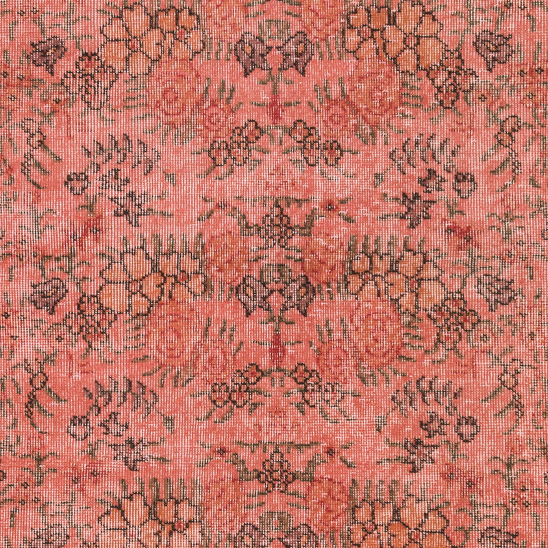 Over-dyed Vintage Hand-Knotted Turkish Rug - K0092765