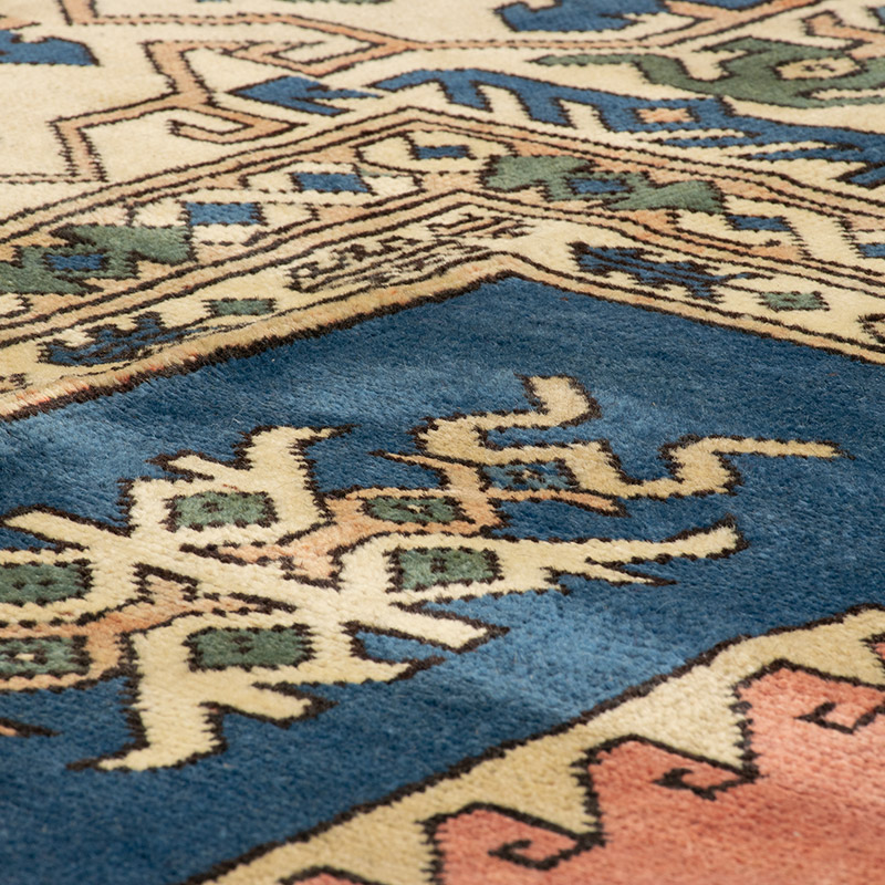 Alfombra Vintage Turca Anudada a Mano - 258 cm x 353 cm - K0092766