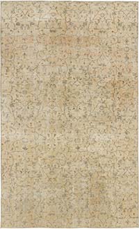 Vintage Turkish Hand-Knotted Rug - 5' 5" x 8' 11" (65" x 107")