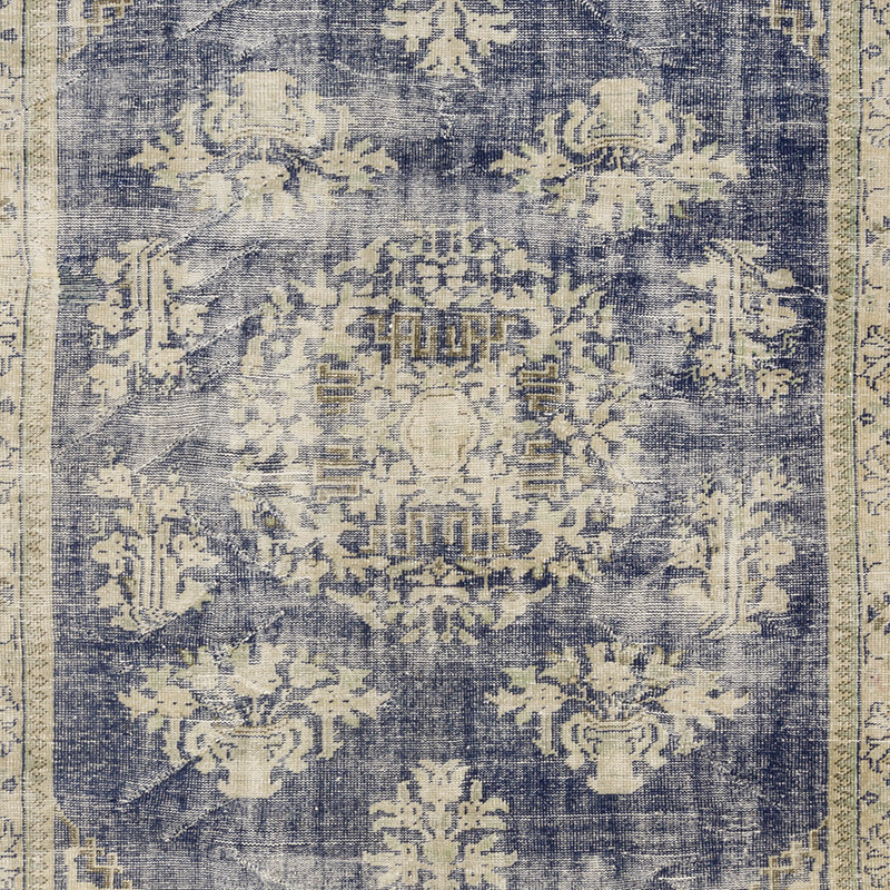 Vintage Turkish Hand-Knotted Rug - 7' 7" x 10' 5" (91" x 125") - K0092768