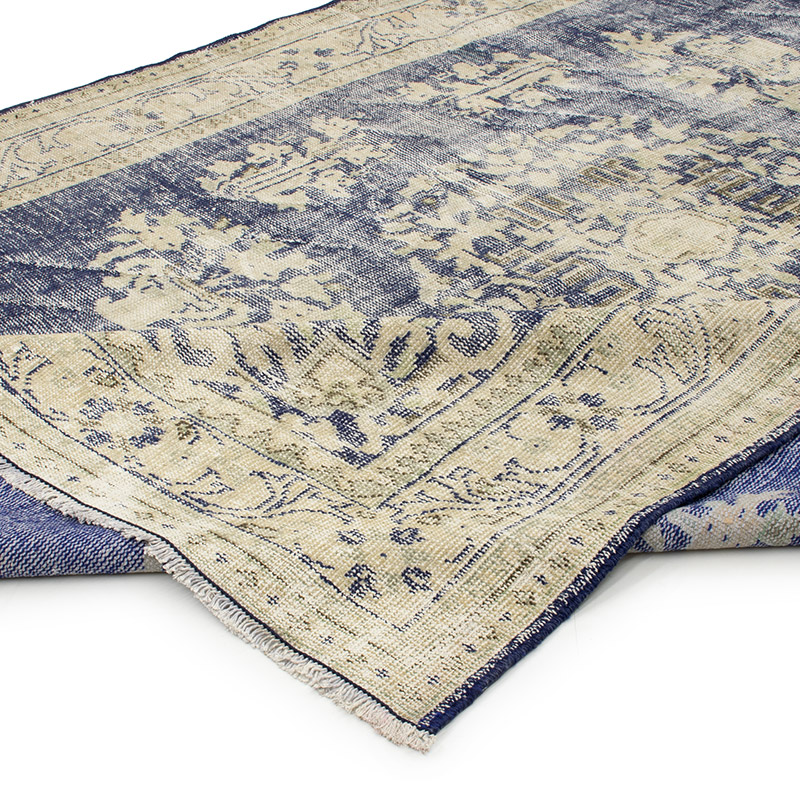 Vintage Turkish Hand-Knotted Rug - 7' 7" x 10' 5" (91" x 125") - K0092768