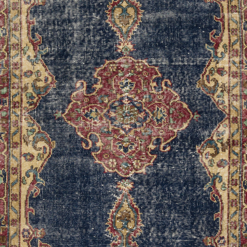 Alfombra Vintage Turca Anudada a Mano - 120 cm x 201 cm - K0092769