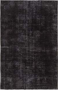 Over-dyed Vintage Hand-Knotted Turkish Rug