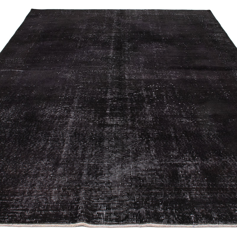Over-dyed Vintage Hand-Knotted Turkish Rug - K0092770