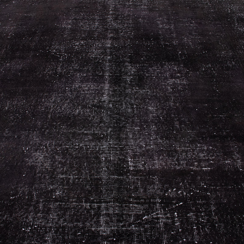 Over-dyed Vintage Hand-Knotted Turkish Rug - K0092770