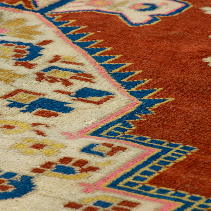 Vintage Turkish Hand-Knotted Rug - 4'  x 8' 10" (48" x 106") - K0092771