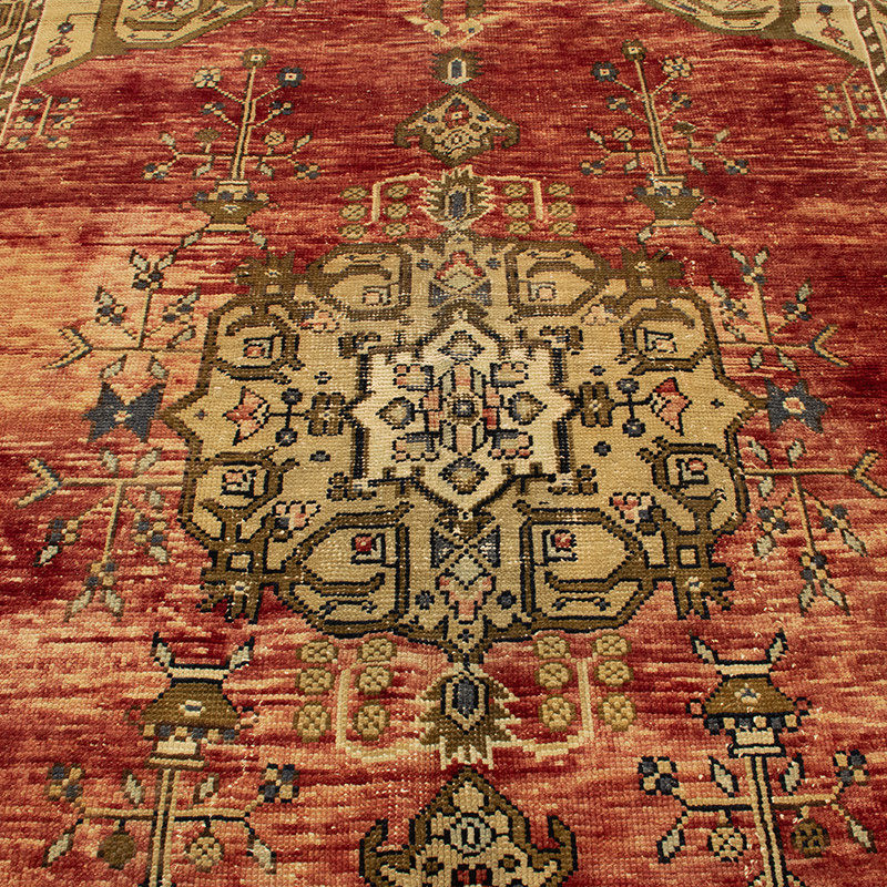 El Dokuma Vintage Halı - 154 cm x 268 cm - K0092772