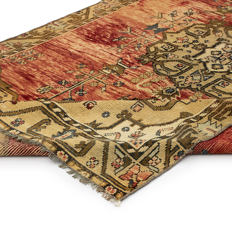El Dokuma Vintage Halı - 154 cm x 268 cm - K0092772