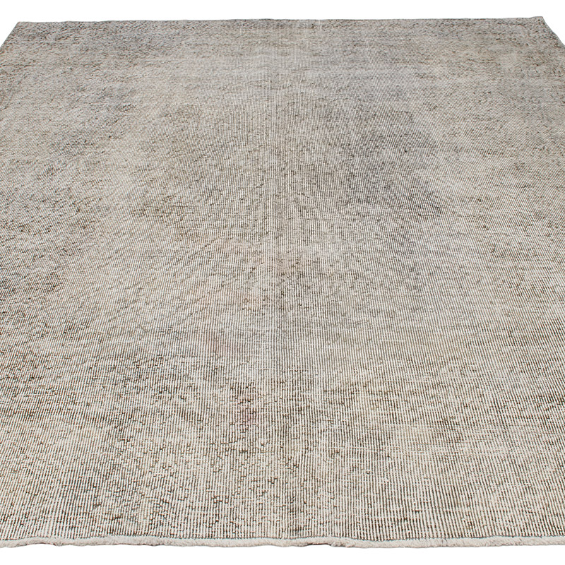 Over-dyed Vintage Hand-Knotted Turkish Rug - K0092773