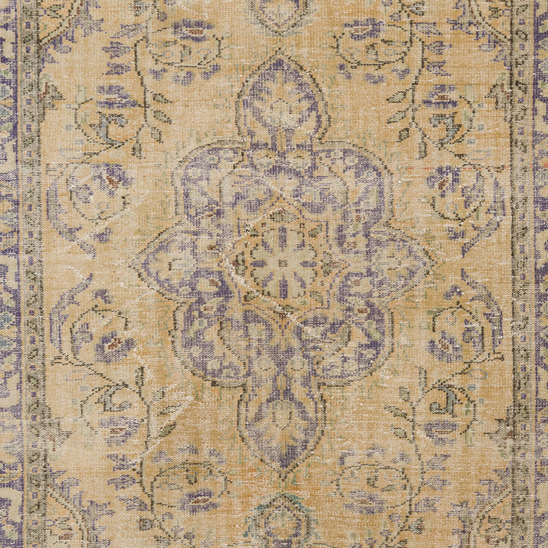 Vintage Turkish Hand-Knotted Rug - 6' 4" x 10' 3" (76" x 123") - K0092774