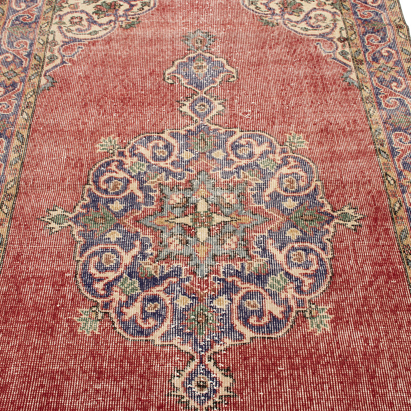 Vintage Turkish Hand-Knotted Rug - 3' 9" x 6' 11" (45" x 83") - K0092775