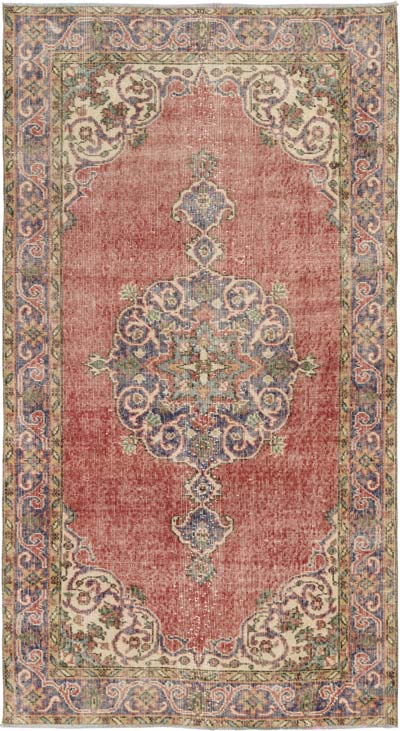Vintage Turkish Hand-Knotted Rug - 3' 9" x 6' 11" (45" x 83")