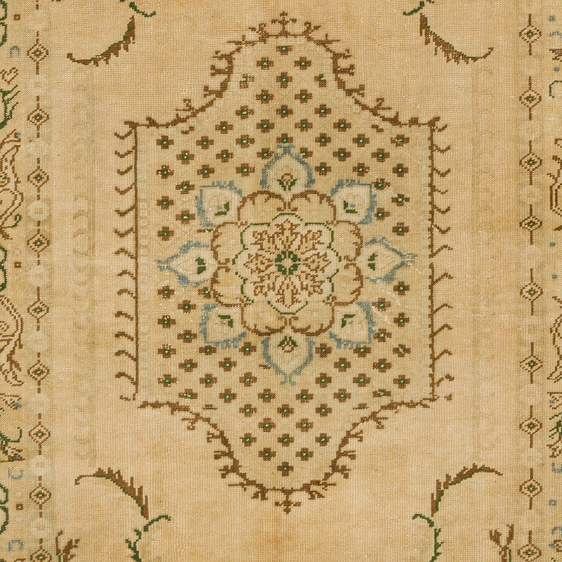 Vintage Turkish Hand-Knotted Rug - 5' 3" x 9' 1" (63" x 109") - K0092776