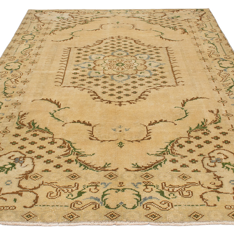 Vintage Turkish Hand-Knotted Rug - 5' 3" x 9' 1" (63" x 109") - K0092776