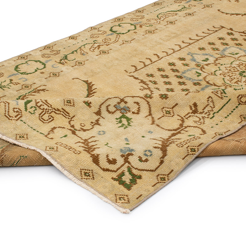 Vintage Turkish Hand-Knotted Rug - 5' 3" x 9' 1" (63" x 109") - K0092776