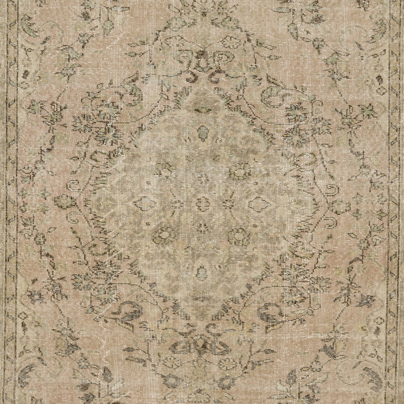 Vintage Turkish Hand-Knotted Rug - 5' 8" x 9' 1" (68" x 109") - K0092777