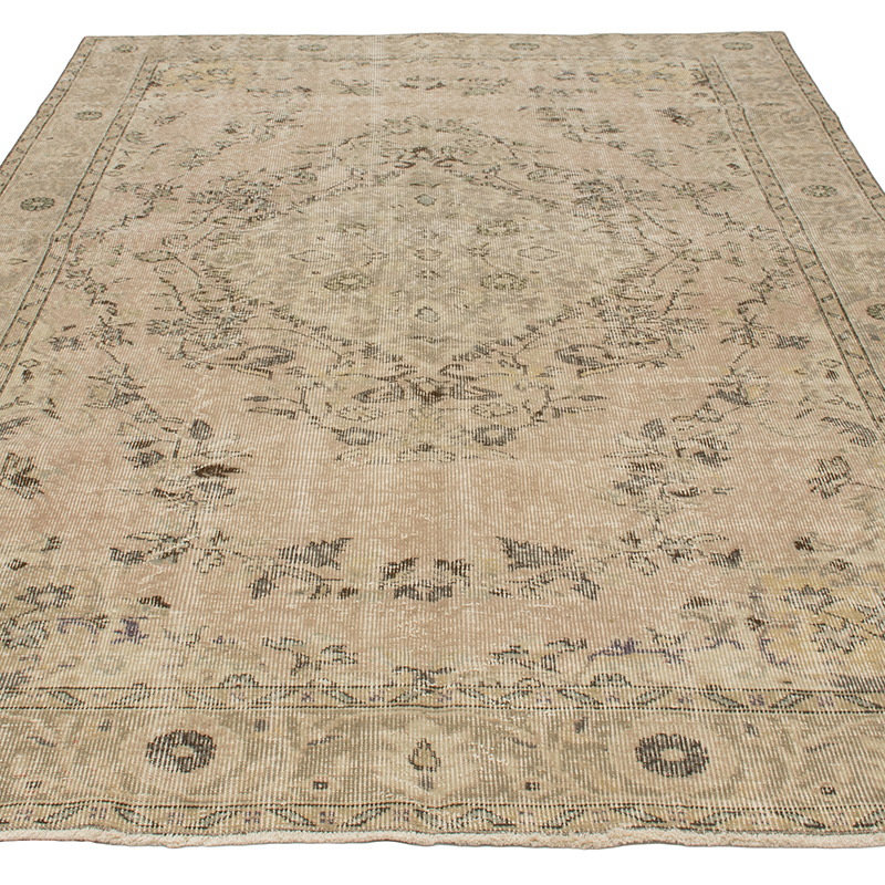 Vintage Turkish Hand-Knotted Rug - 5' 8" x 9' 1" (68" x 109") - K0092777