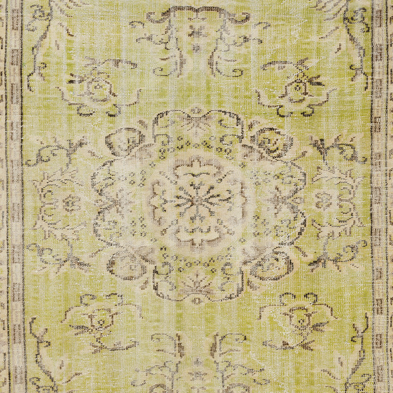 Alfombra Vintage Turca Anudada a Mano - 187 cm x 282 cm - K0092778