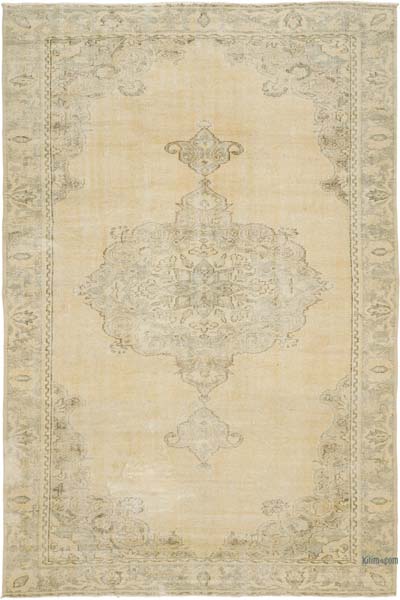 Vintage Turkish Hand-Knotted Rug - 7'  x 10' 8" (84" x 128")