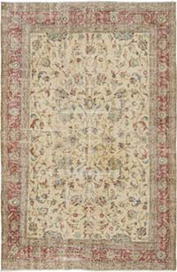 El Dokuma Vintage Halı - 193 cm x 290 cm