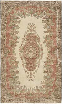 El Dokuma Vintage Halı - 181 cm x 300 cm