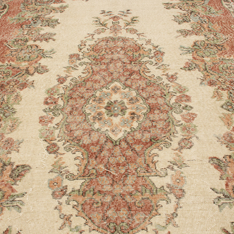 Vintage Turkish Hand-Knotted Rug - 5' 11" x 9' 10" (71" x 118") - K0092783
