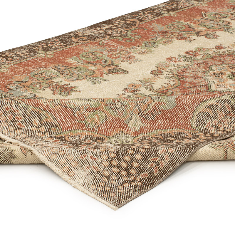 Vintage Turkish Hand-Knotted Rug - 5' 11" x 9' 10" (71" x 118") - K0092783