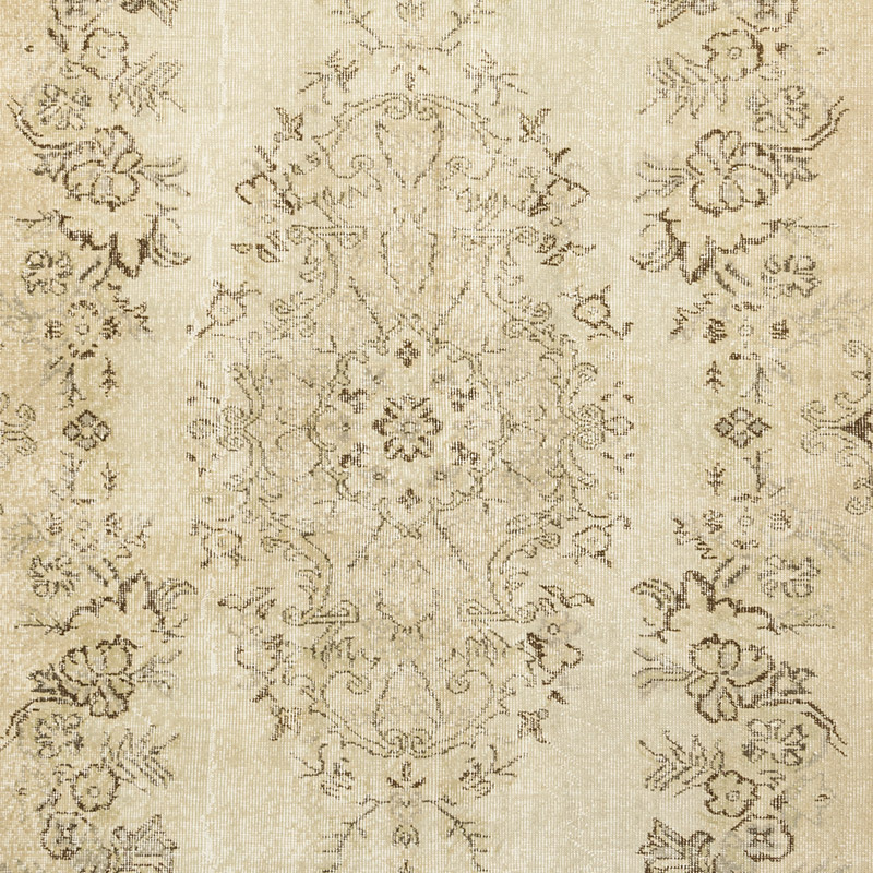 Vintage Turkish Hand-Knotted Rug - 5' 7" x 9' 5" (67" x 113") - K0092784
