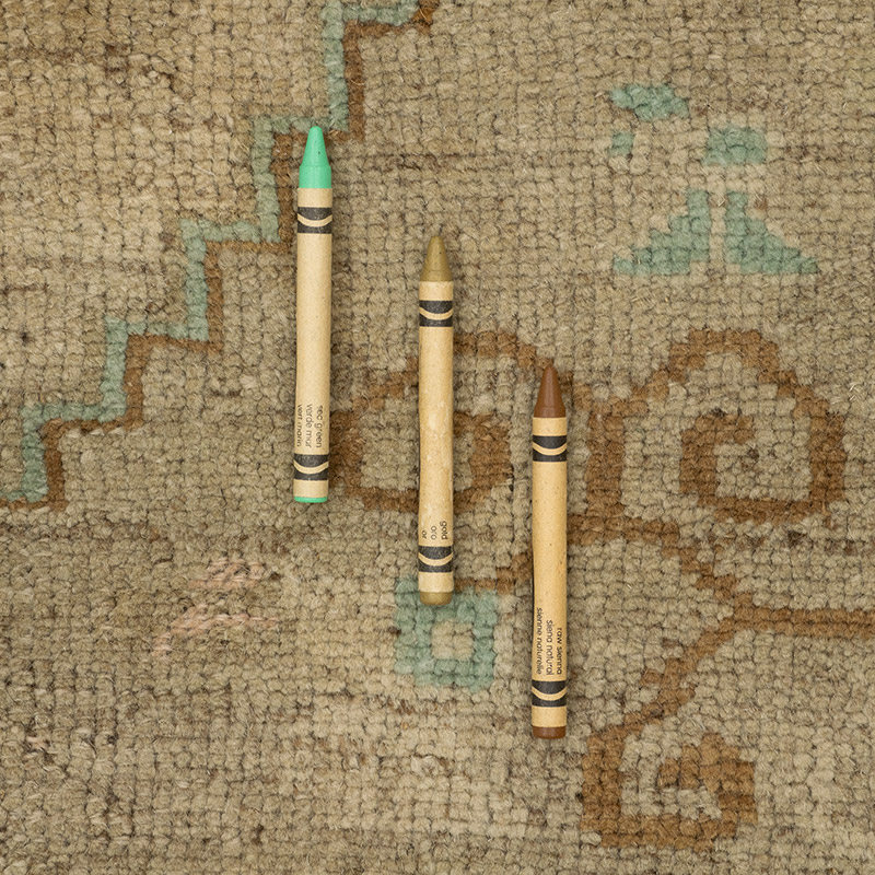Vintage Turkish Hand-Knotted Rug - 3' 5" x 7' 1" (41" x 85") - K0092786