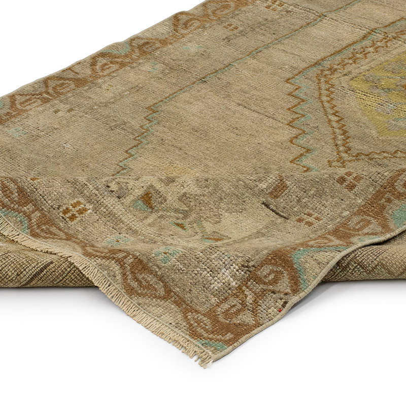 Vintage Turkish Hand-Knotted Rug - 3' 5" x 7' 1" (41" x 85") - K0092786