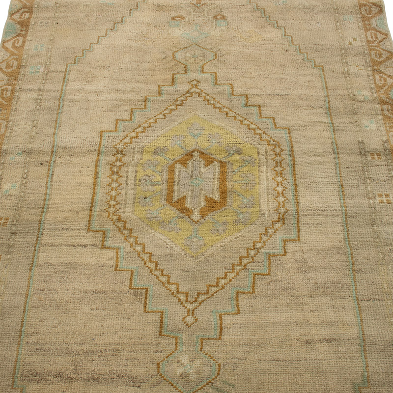 Vintage Turkish Hand-Knotted Rug - 3' 5" x 7' 1" (41" x 85") - K0092786