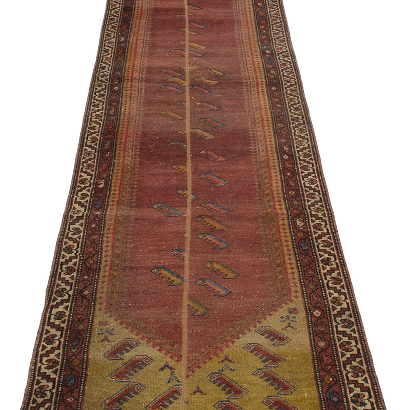 Vintage Turkish Hand-Knotted Runner - 2'  x 10' 6" (24" x 126") - K0092787