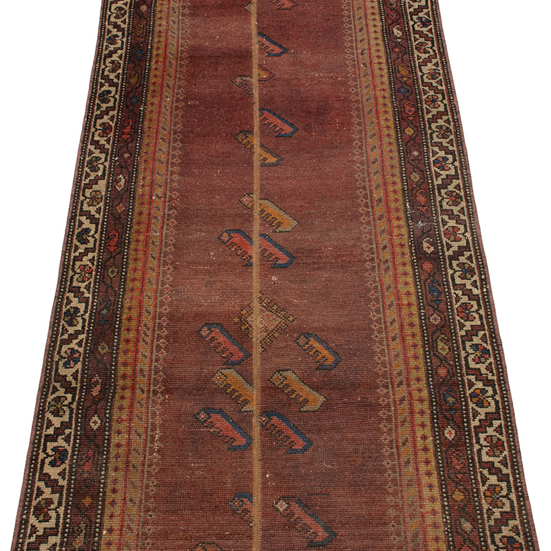 Vintage Turkish Hand-Knotted Runner - 2'  x 10' 6" (24" x 126") - K0092787