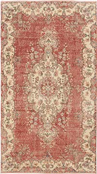 Vintage Turkish Hand-Knotted Rug - 3' 9" x 6' 9" (45" x 81")