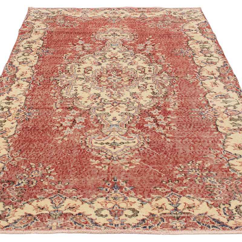 Vintage Turkish Hand-Knotted Rug - 3' 9" x 6' 9" (45" x 81") - K0092789