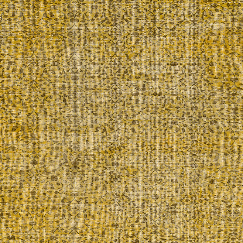 Over-dyed Vintage Hand-Knotted Turkish Rug - K0092790