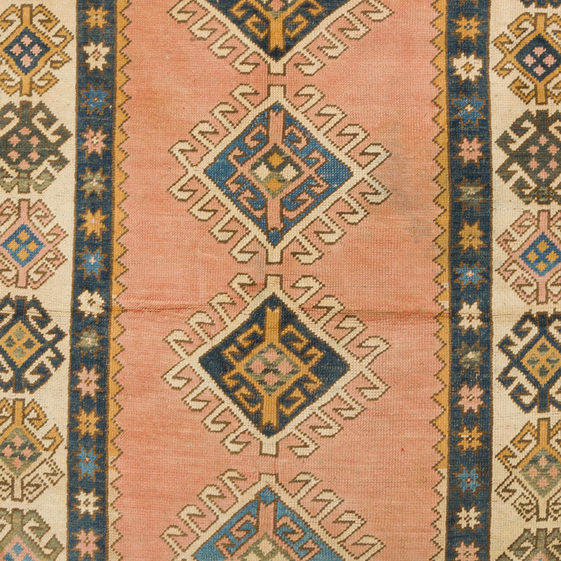 Vintage Turkish Hand-Knotted Rug - 4' 6" x 6' 11" (54" x 83") - K0092791