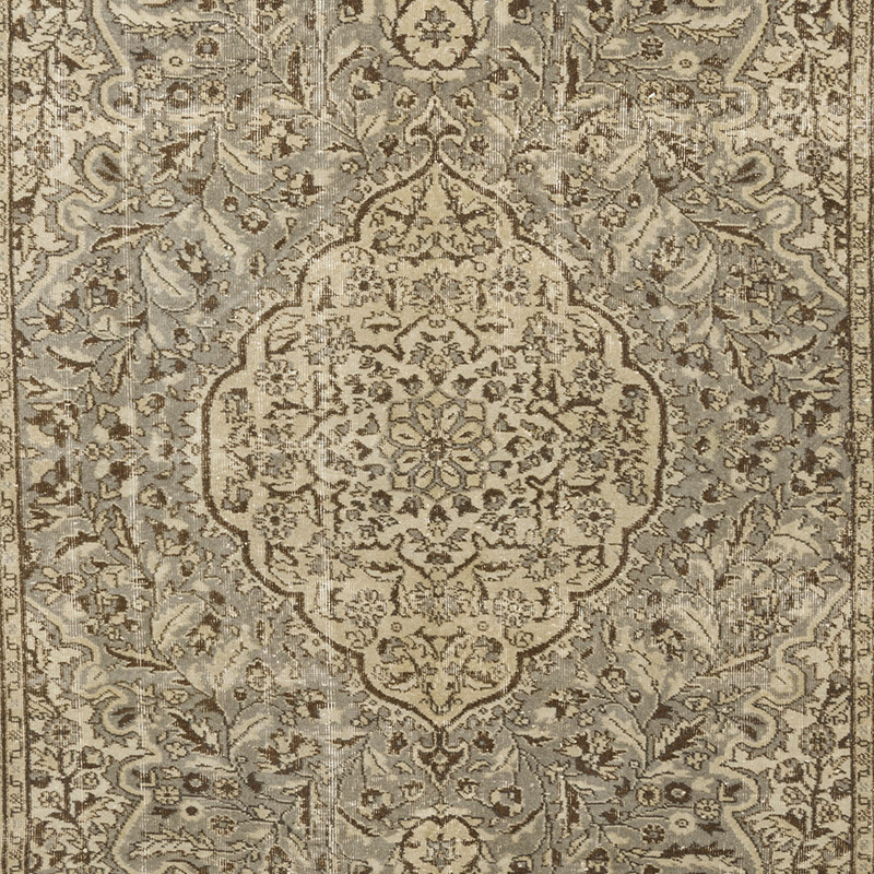 Vintage Turkish Hand-Knotted Rug - 6' 2" x 9' 2" (74" x 110") - K0092793
