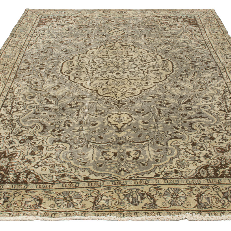 Vintage Turkish Hand-Knotted Rug - 6' 2" x 9' 2" (74" x 110") - K0092793
