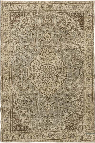 Vintage Turkish Hand-Knotted Rug - 6' 2" x 9' 2" (74" x 110")