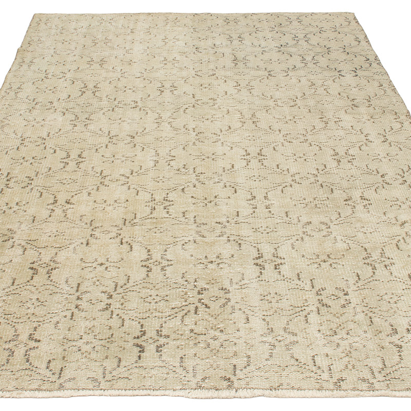 Vintage Turkish Hand-Knotted Rug - 4' 11" x 8' 2" (59" x 98") - K0092794