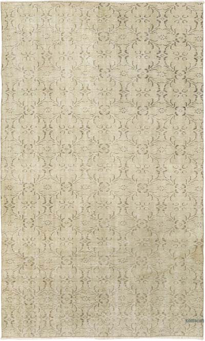 Vintage Turkish Hand-Knotted Rug - 4' 11" x 8' 2" (59" x 98")