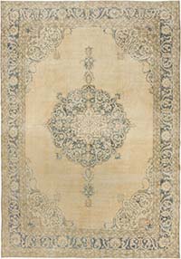Alfombra Vintage Turca Anudada a Mano - 225 cm x 315 cm